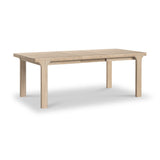 Mylor Washed Oak 165-215cm Ext Dining Table from Roseland Furniture