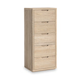 Mylor Washed Oak Tallboy from Roseland Furniture