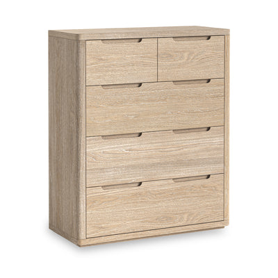 Mylor Washed Oak 2 over 3 Drawer Chest