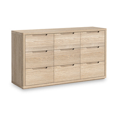 Mylor Washed Oak 9 Drawer Chest