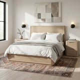 Mylor Washed Oak Bed Frame from Roseland Furniture