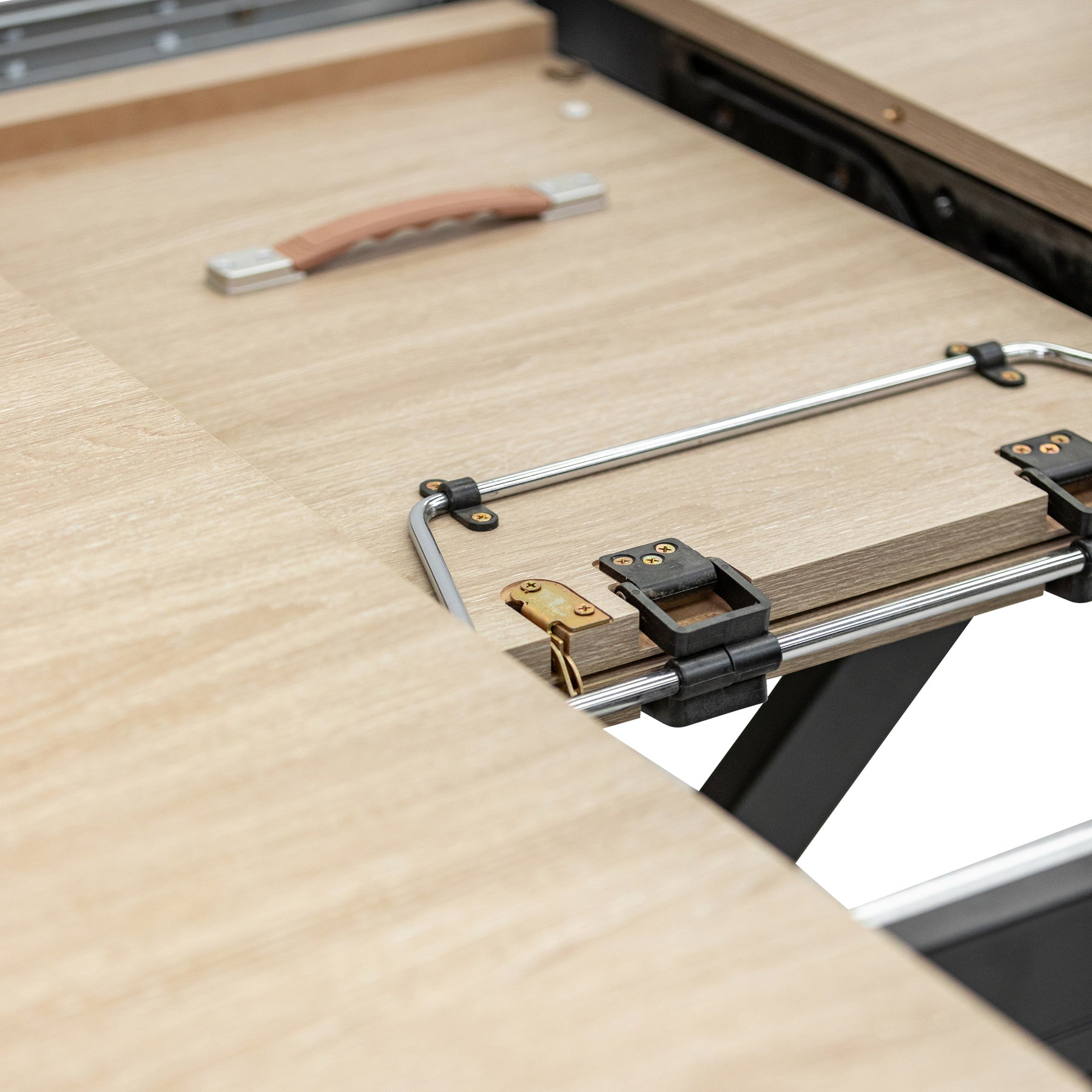 Barker 120 160cm Ext Dining Table Dims from Roseland Furniture