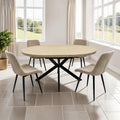 Barker 120 160cm Ext Dining Table Dims from Roseland Furniture