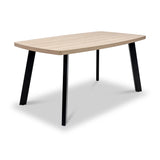 Colton 160cm Dining Table Angle1 from Roseland Furniture
