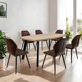 Colton 160cm Dining Table Angle1 from Roseland Furniture
