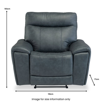 Deana Leather Power Recliner Armchair