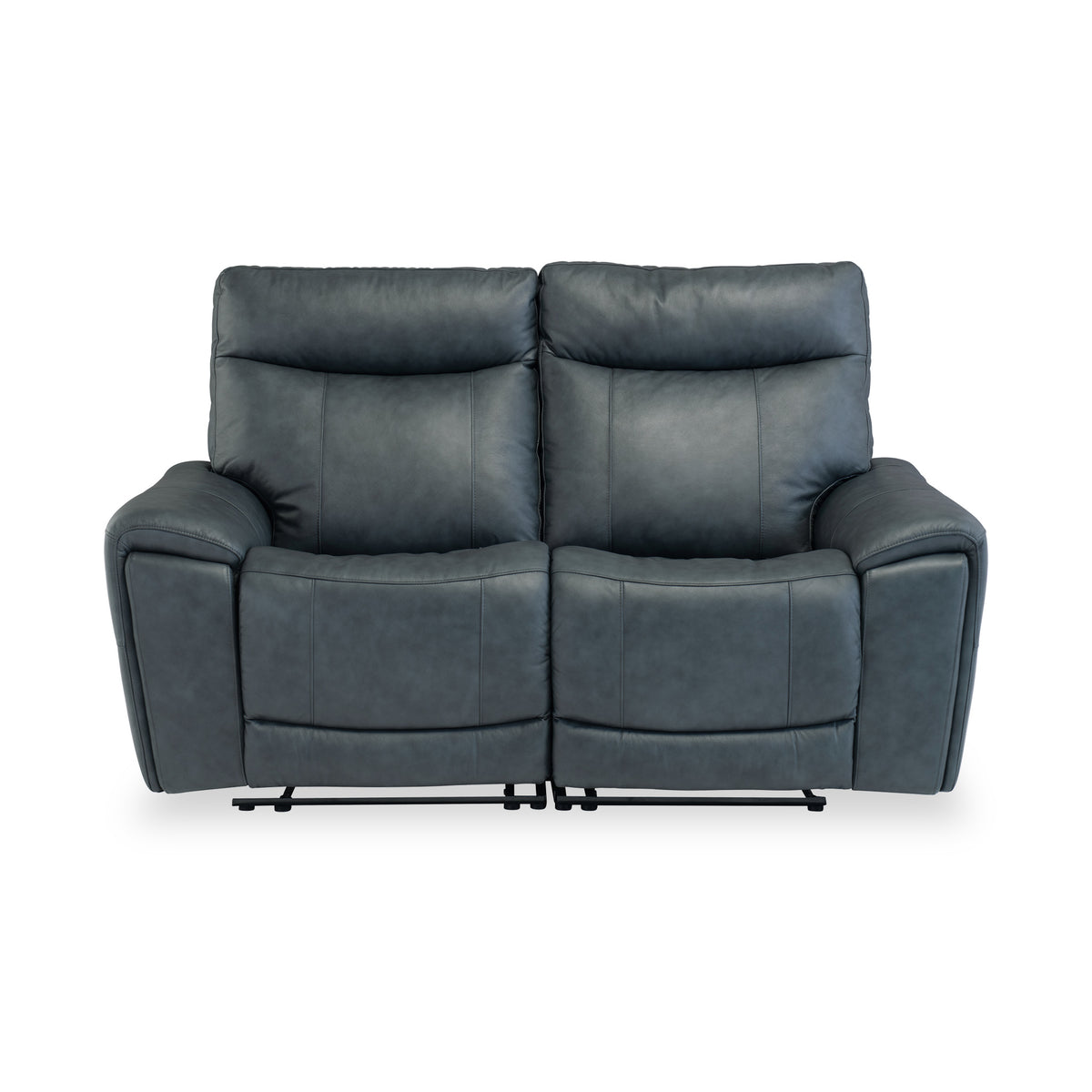 Deana-Leather-2-Seater-Electric-Recliner-Blue- from Roseland Furniture