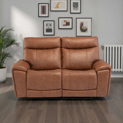 Deana Leather Power Recliner 2 Seater Sofa