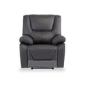 Baxter Charcoal Leather Electric Reclining Armchair from Roseland Furniture