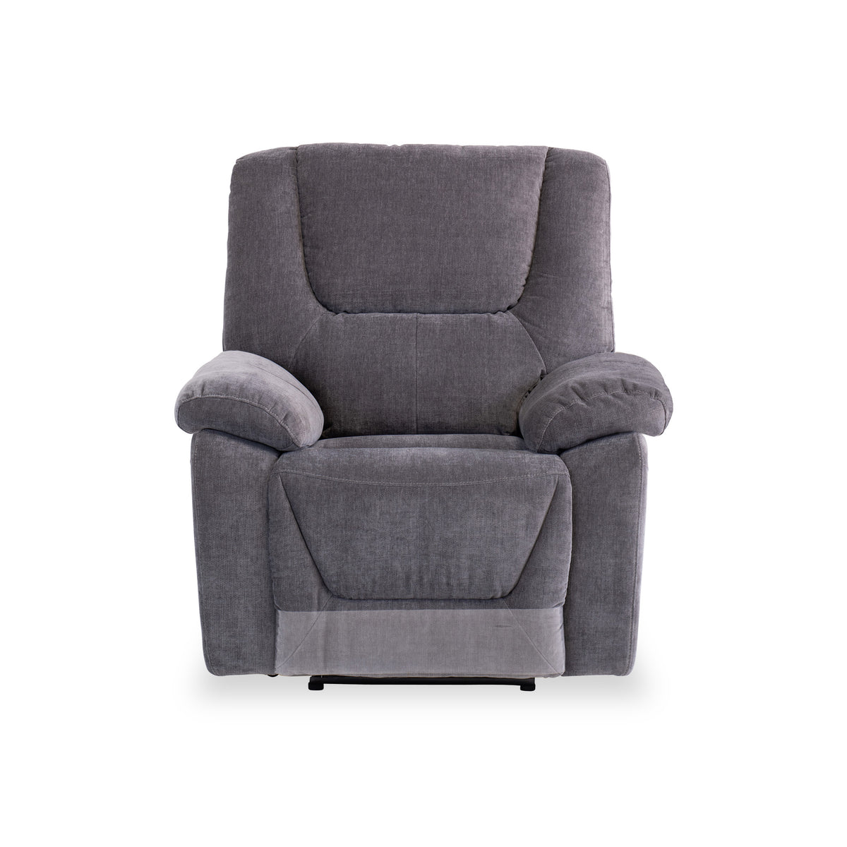 Barlow Grey Fabric Electric Reclining Armchair from Roseland Furniture