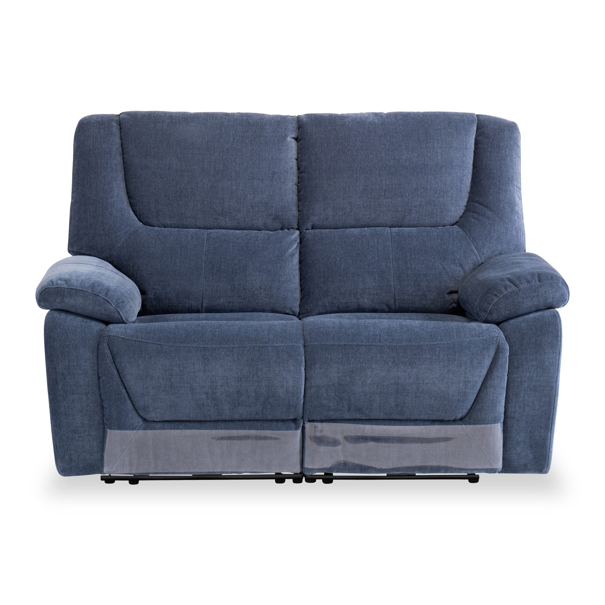 Barlow Blue Fabric Electric Reclining 2 Seater Sofa from Roseland Furniture
