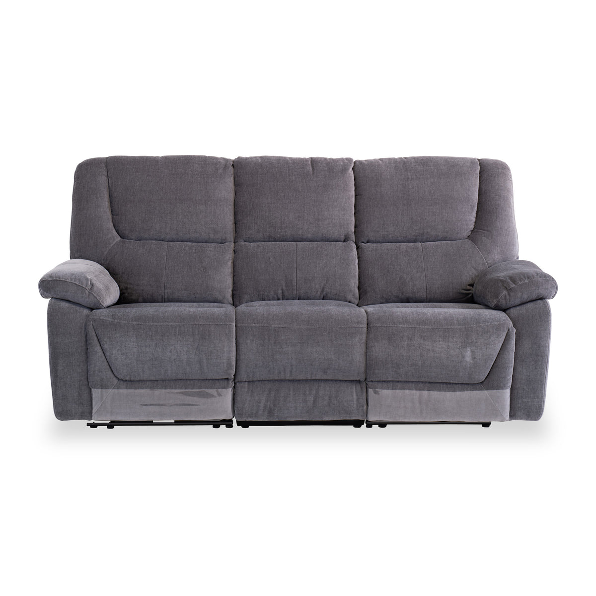 Barlow Grey Fabric Electric Reclining 3 Seater Sofa from Roseland Furniture