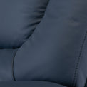 Baxter Leather Blue Electric Reclining 2 Seater Sofa from Roseland Furniture