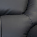 Baxter Charcoal Leather Electric Reclining 3 Seater Sofa from Roseland Furniture