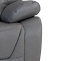 Baxter Grey Leather Electric Reclining Armchair from Roseland Furniture