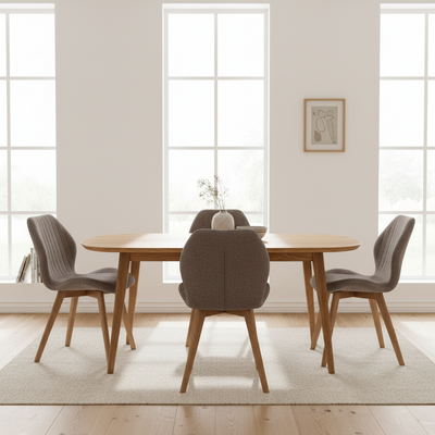 Belrose Textured Fabric Dining Chair