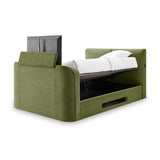 Koble Cordy Smart TV Bed Double Turtle Green from Roseland Furniture