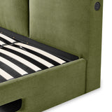 Koble Cordy Smart TV Bed Double Turtle Green from Roseland Furniture
