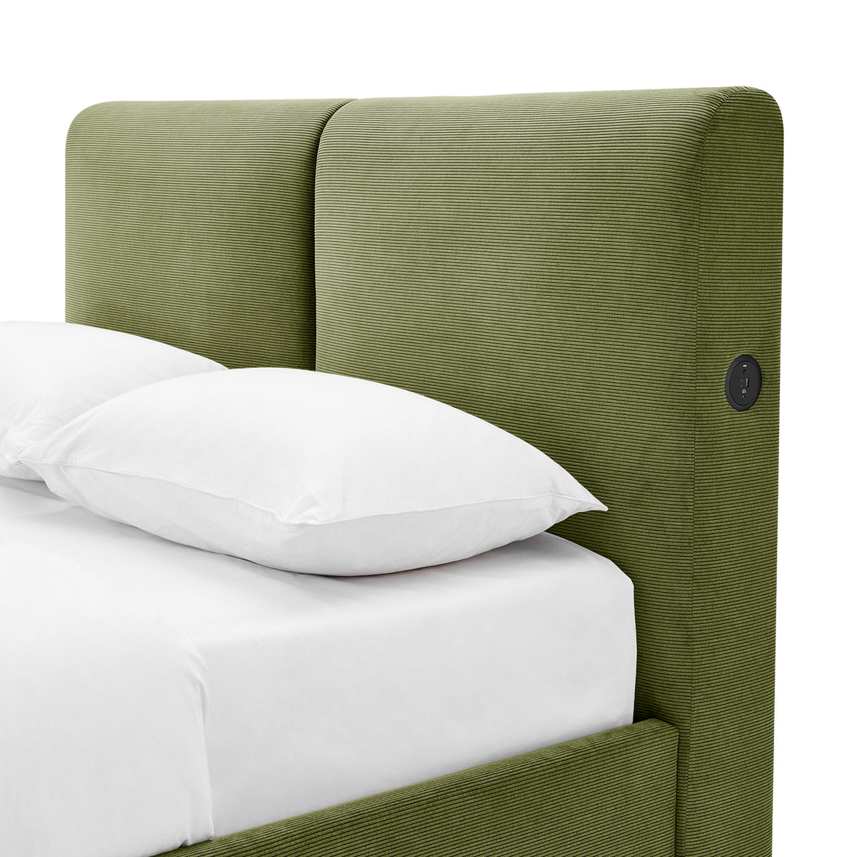 Koble Cordy Smart TV Bed Double Turtle Green from Roseland Furniture