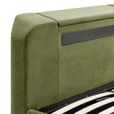 Koble Cordy Smart TV Bed Double Turtle Green from Roseland Furniture