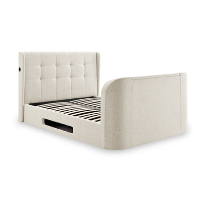 Koble Wafer Boucle Upholstered TV Bed