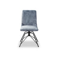 Calmore Grey Velvet Dining Chair