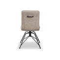 Calmore Taupe Faux Suede Dining Chair