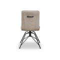 Calmore Taupe Faux Suede Dining Chair