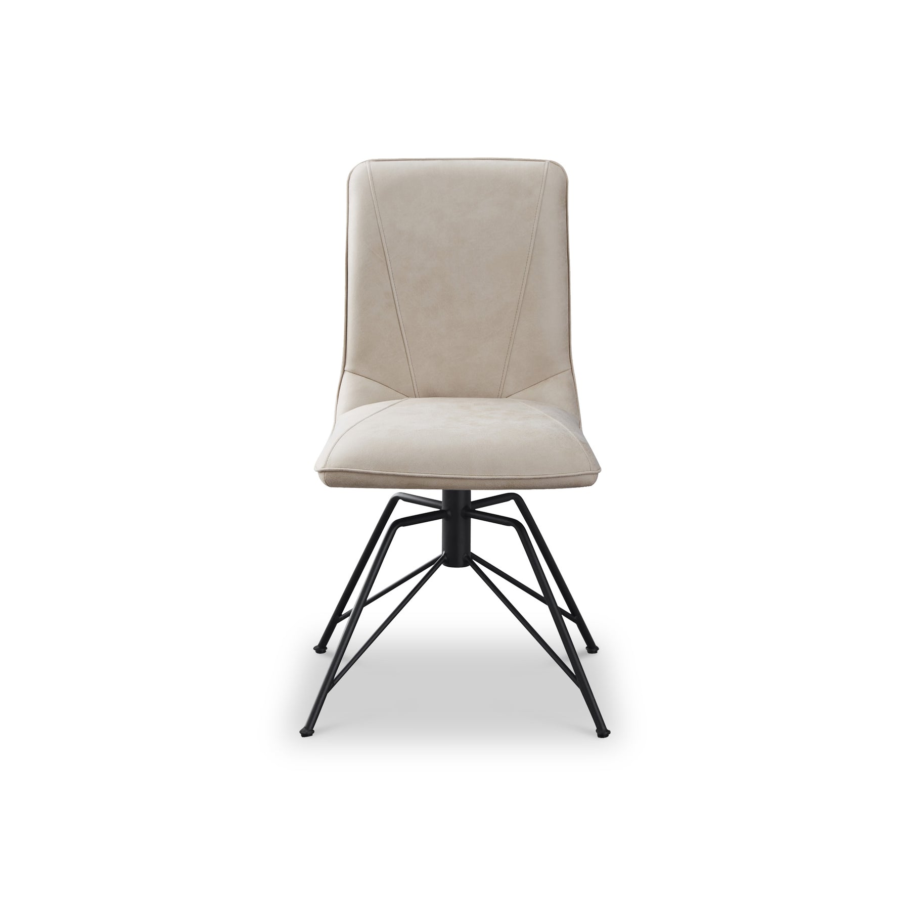 Calmore Taupe Faux Suede Dining Chair