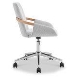 Koble Thea Upholstered Swivel Office Chair from Roseland Furniture