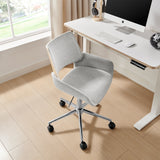 Koble Tove Upholstered Swivel Office Chair from Roseland Furniture