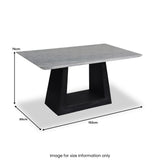 Coleville Marble Dining Table from Roseland Furniture