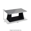 Coleville Marble Coffee Table from Roseland Furniture