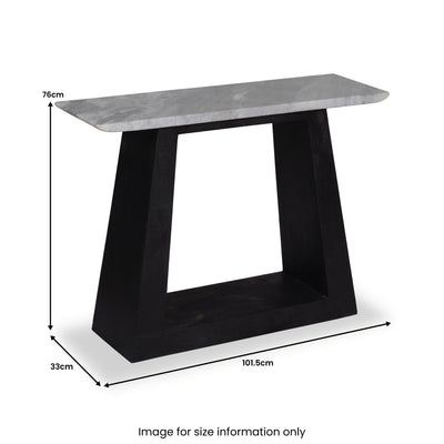 Coleville Marble Console Table