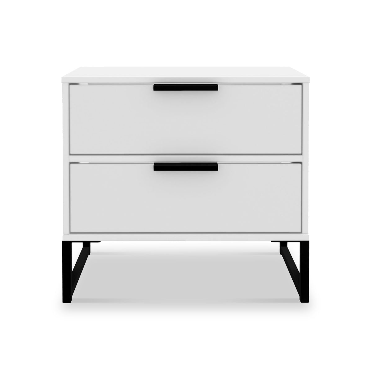 Hudson 2 Drawer Bedside Table from Roseland Furniture
