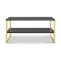 Hudson Black and Gold Coffee Table from Roseland Furniture