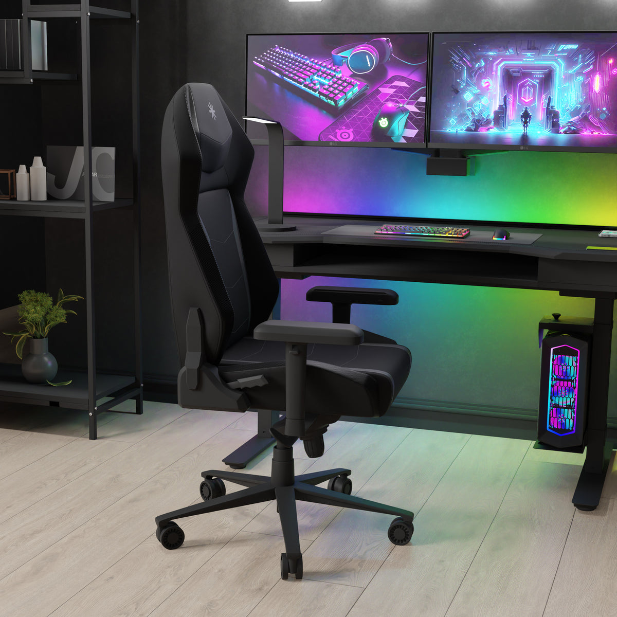 Koble Vortex Gaming Chair with Grey Accents from Roseland