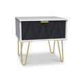 Geo 1 Drawer Bedside Table by Roseland Furniture