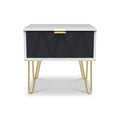 Geo 1 Drawer Bedside Table by Roseland Furniture