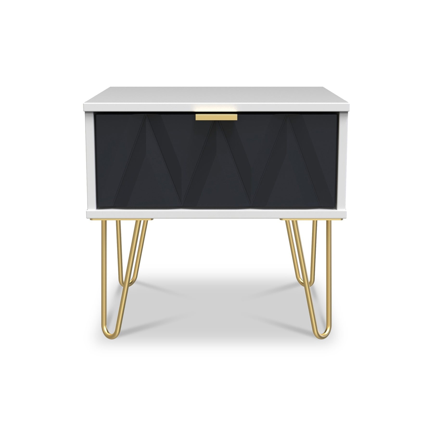Geo 1 Drawer Bedside Table by Roseland Furniture