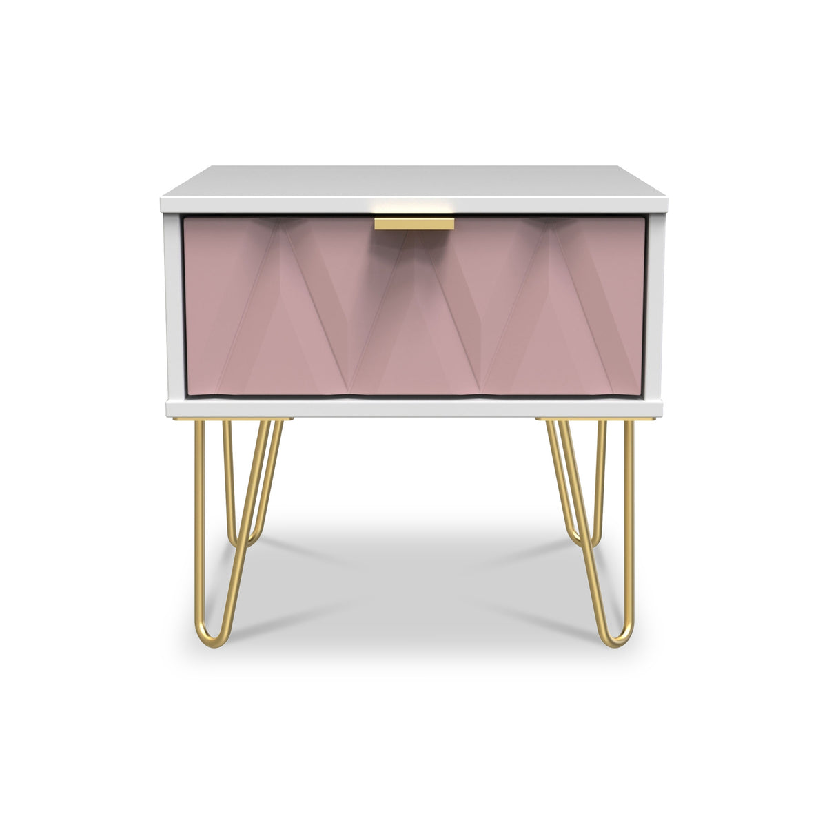 Geo 1 Drawer Bedside Table by Roseland Furniture