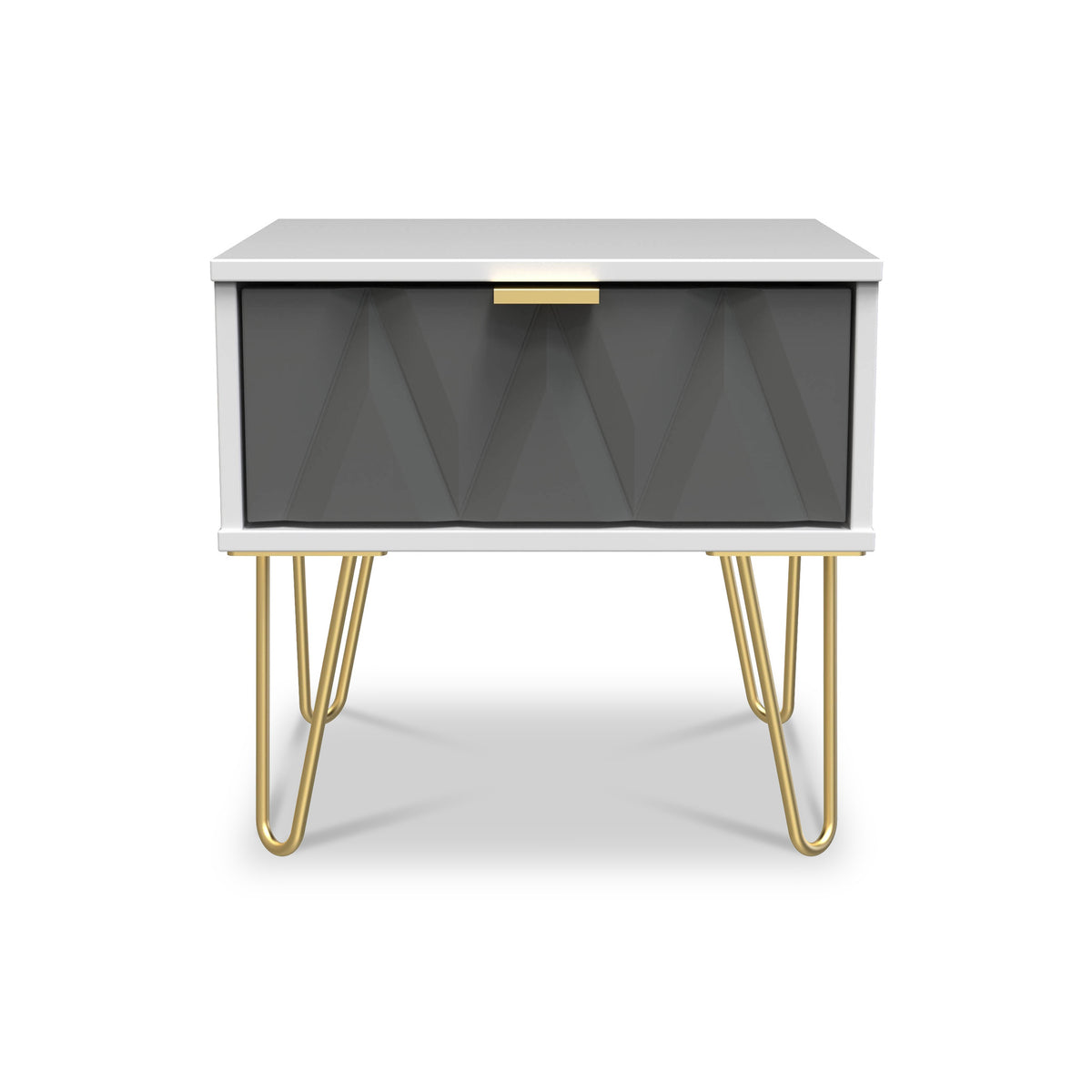 Geo 1 Drawer Bedside Table by Roseland Furniture
