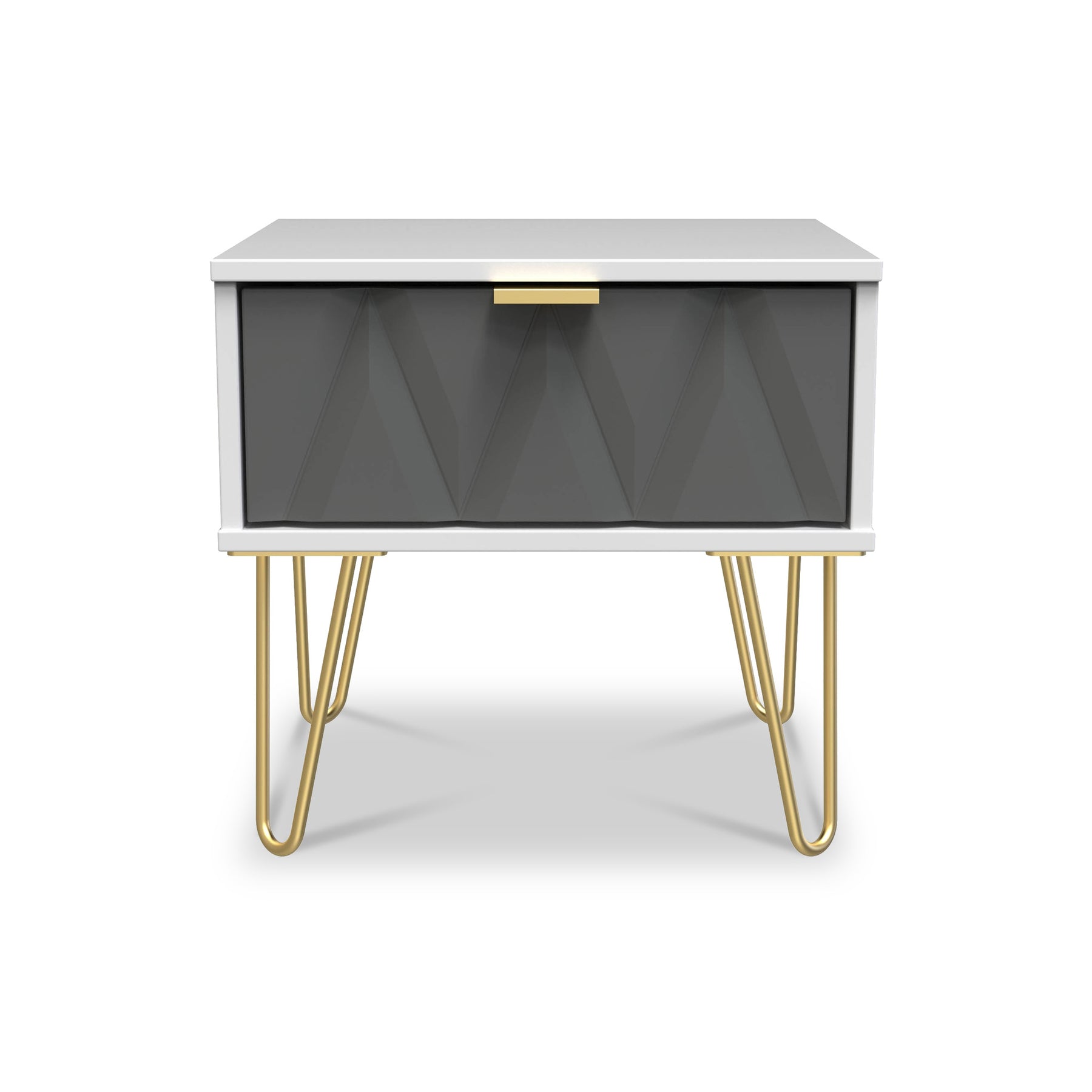 Geo 1 Drawer Bedside Table by Roseland Furniture
