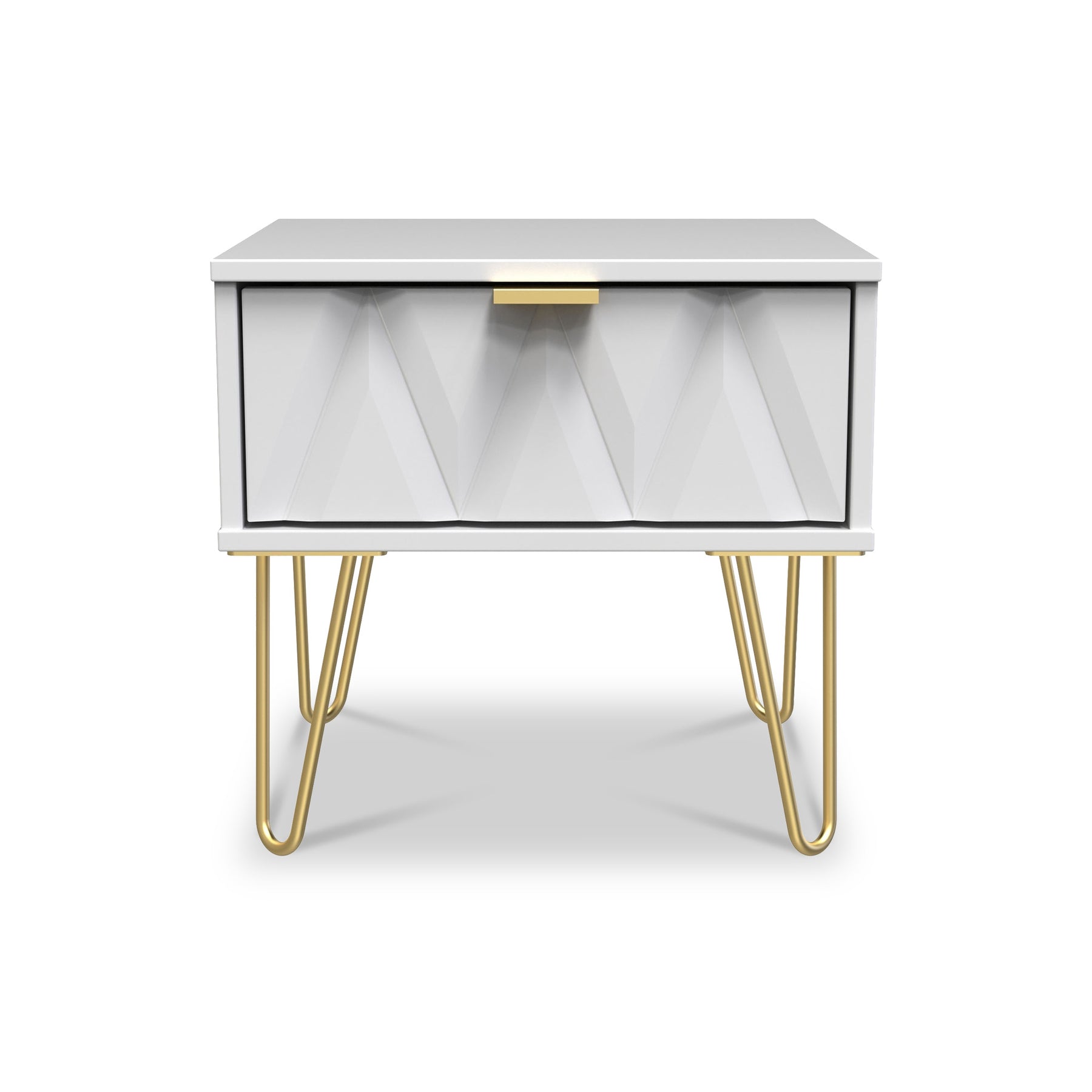 Geo 1 Drawer Bedside Table by Roseland Furniture