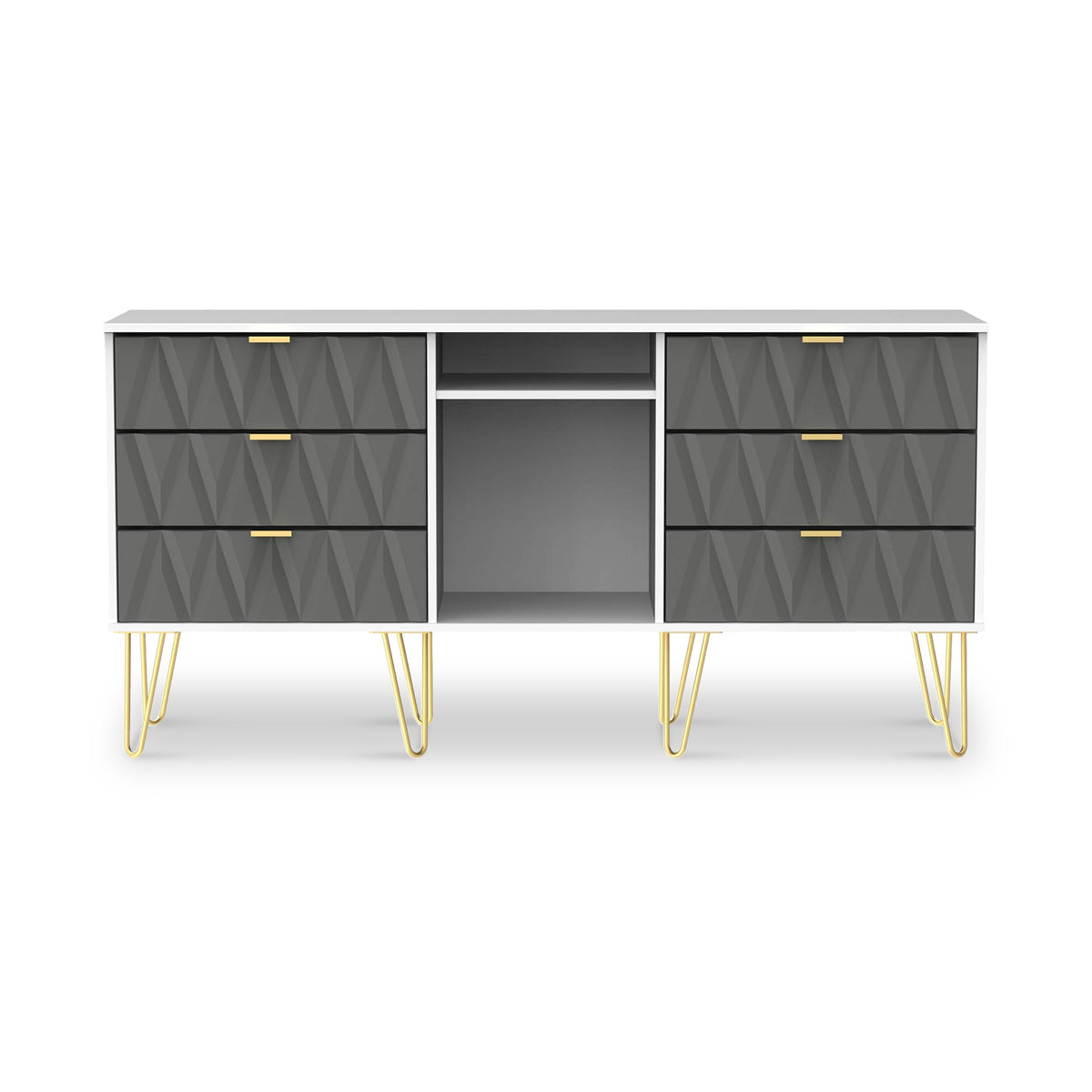 Geo 6 Drawer Sideboard from Roseland Furniture