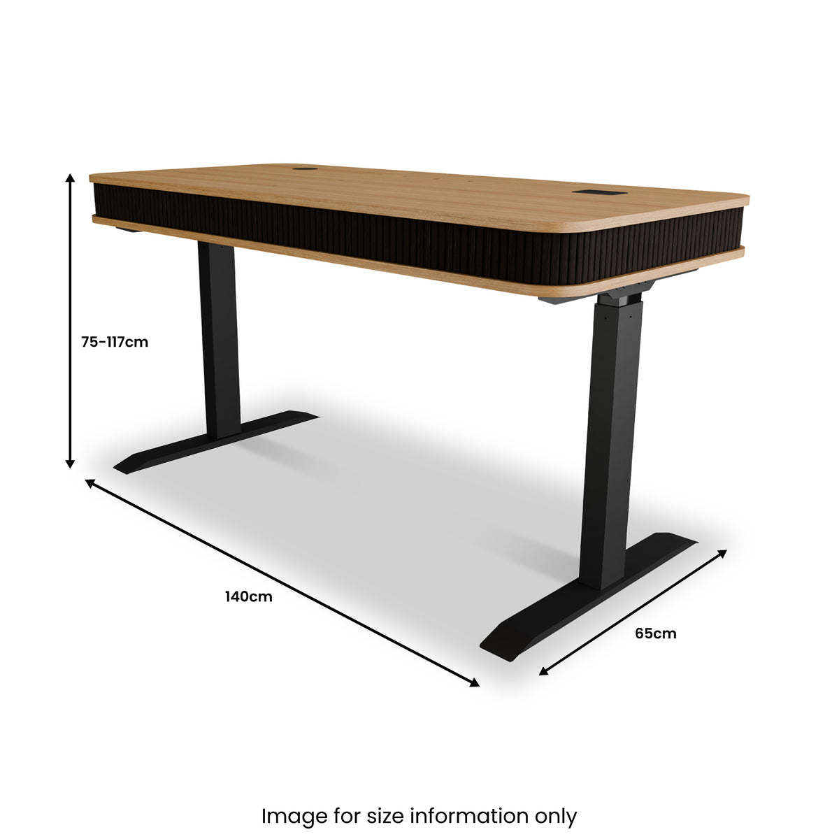 Koble Elin Sit Stand Adjustable Smart Desk from Roseland Furniture