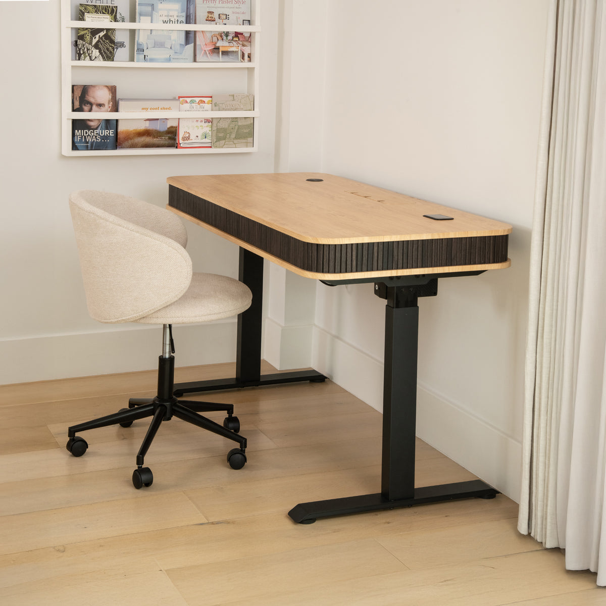 Koble Elin Sit Stand Adjustable Smart Desk from Roseland Furniture