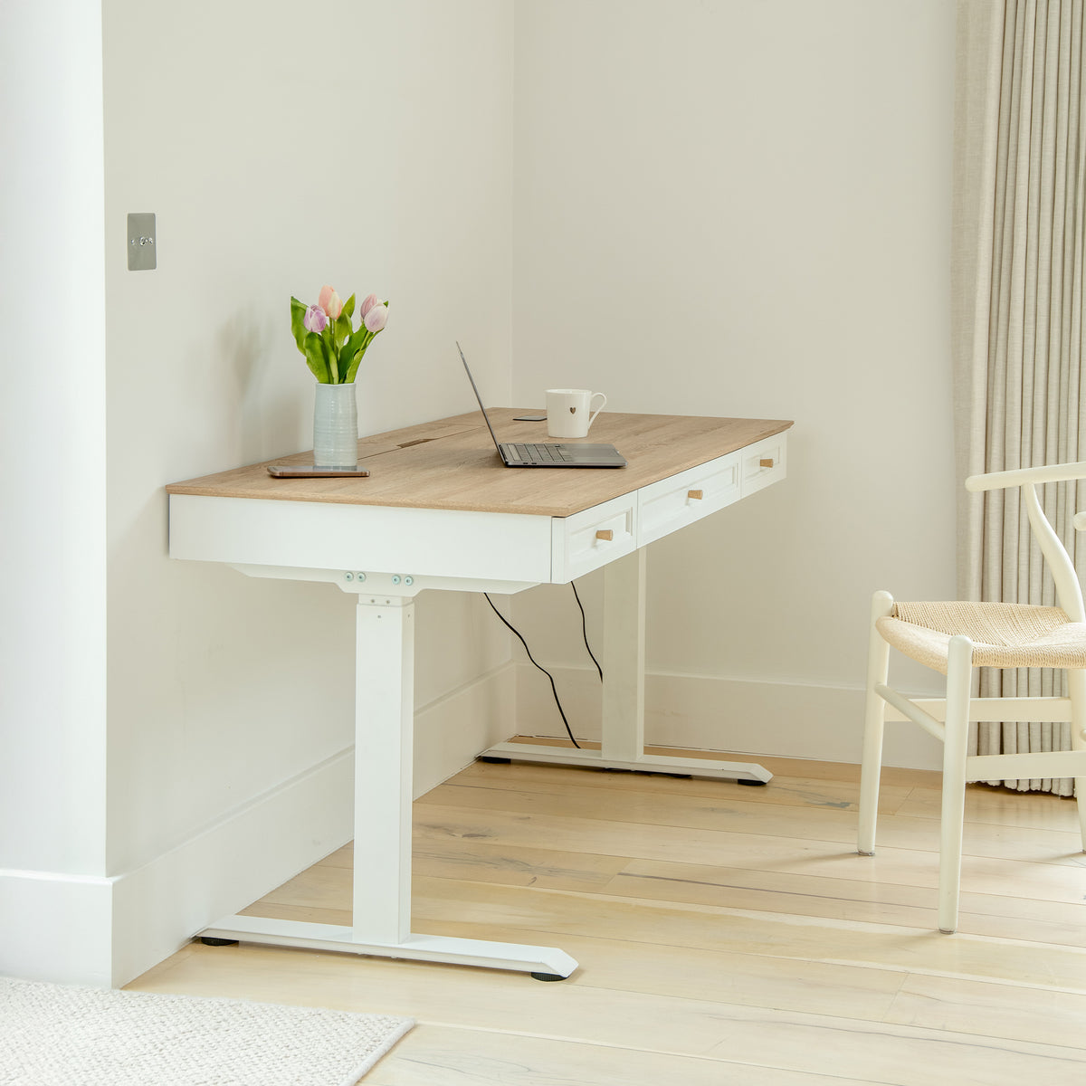 Koble Felix Flip Top Smart Desk from Roseland Furniture
