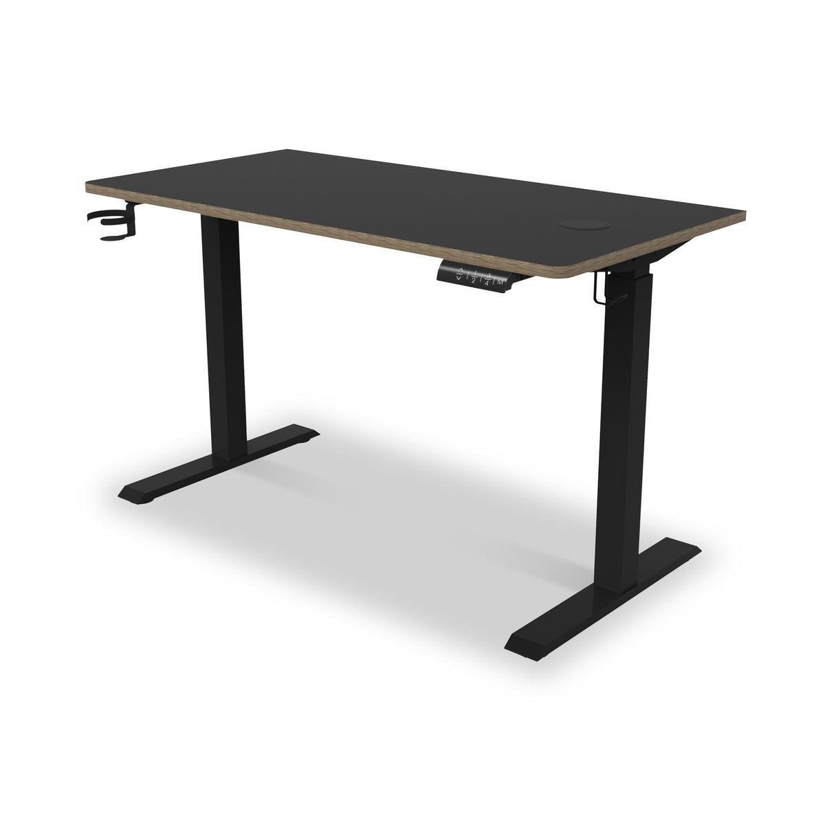Koble Gino Black Smart Electric Height Adjustable Desk from Roseland Furniture