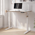 Koble Gino White Smart Electric Height Adjustable Desk for home office